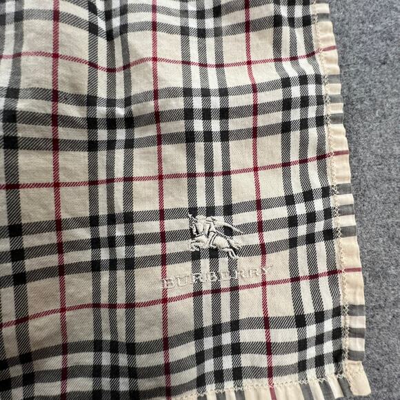 Burberry Plaid Women's Small Scarf Brown Tan - Picture 7 of 7
